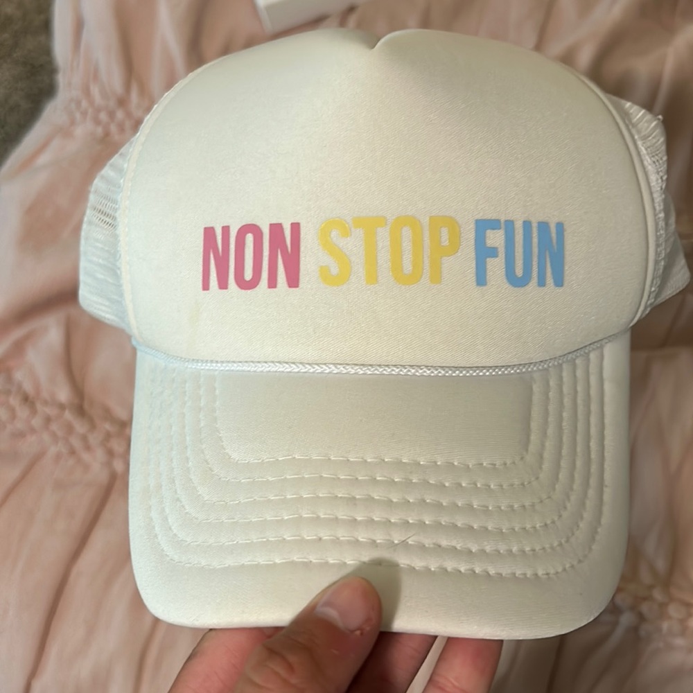 non stop fun trucker hat